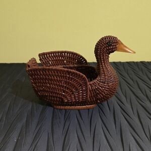 Woven Brown Duck Basket